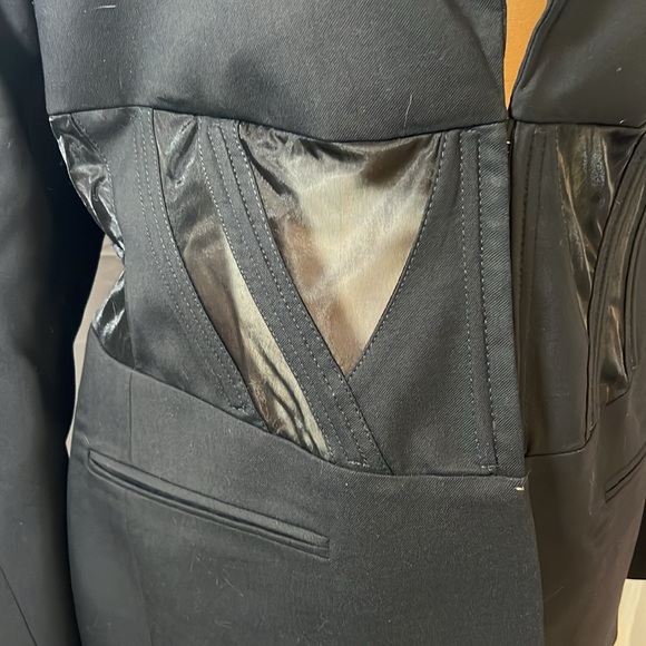 H&M Mugler Corset Wool Blazer NWT Size XL - Picture 2 of 3